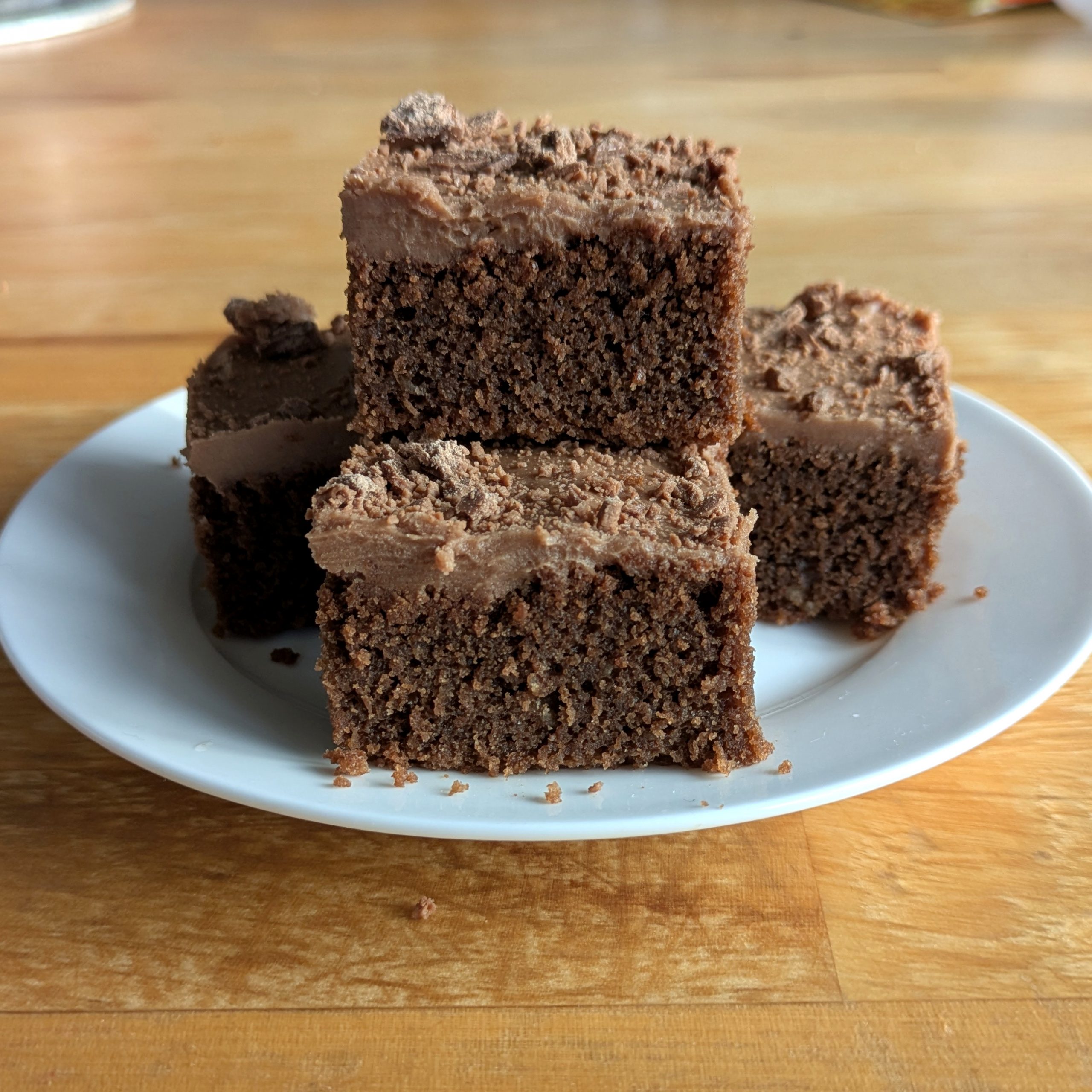 chocolate cola traybake cake