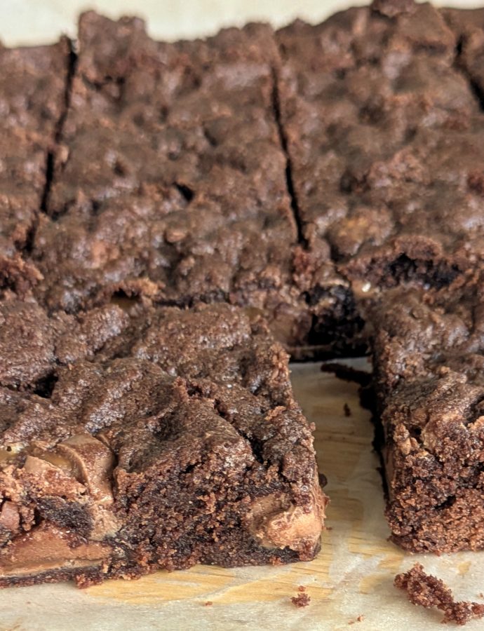 Chocolate Cookie Slice (with chocolate caramel bars)